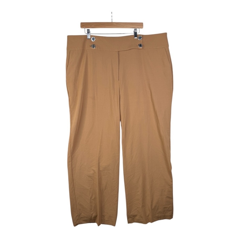 Calvin Klein Wide Leg Dress Pants size‎ 20W Beige/Light Brown
